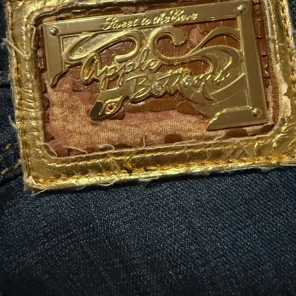 Vintage Rare Apple Bottoms Blue Jeans Classic Fit Size 11/12 - Picture 6 of 12
